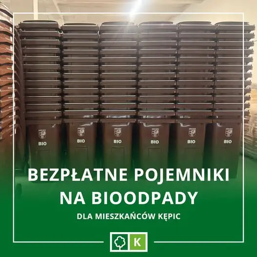 Bezpłatne pojemniki na bioodpady dla mieszkańców Kępic od 26 października