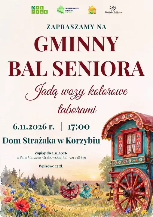 Gminny Bal Seniora w Korzybiu – zapisy do 2 listopada